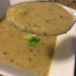 dairy-free brocoli stem soup